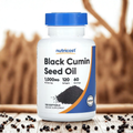 Black Cumin Seed Oil Softgels 1000mg per Serving (500mg Each) – 120 Capsules | Cold-Pressed Nigella Sativa Supplement